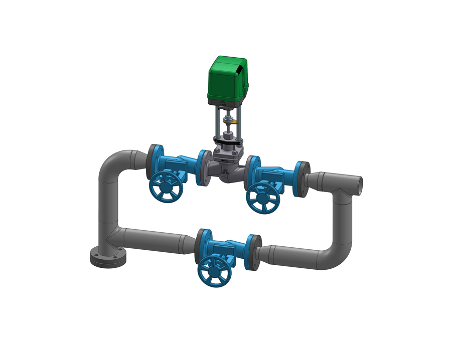 Группа модуляции уровня питательной воды с клапаном ICI CALDAIE 39050080 Баки, ёмкости, резервуары
